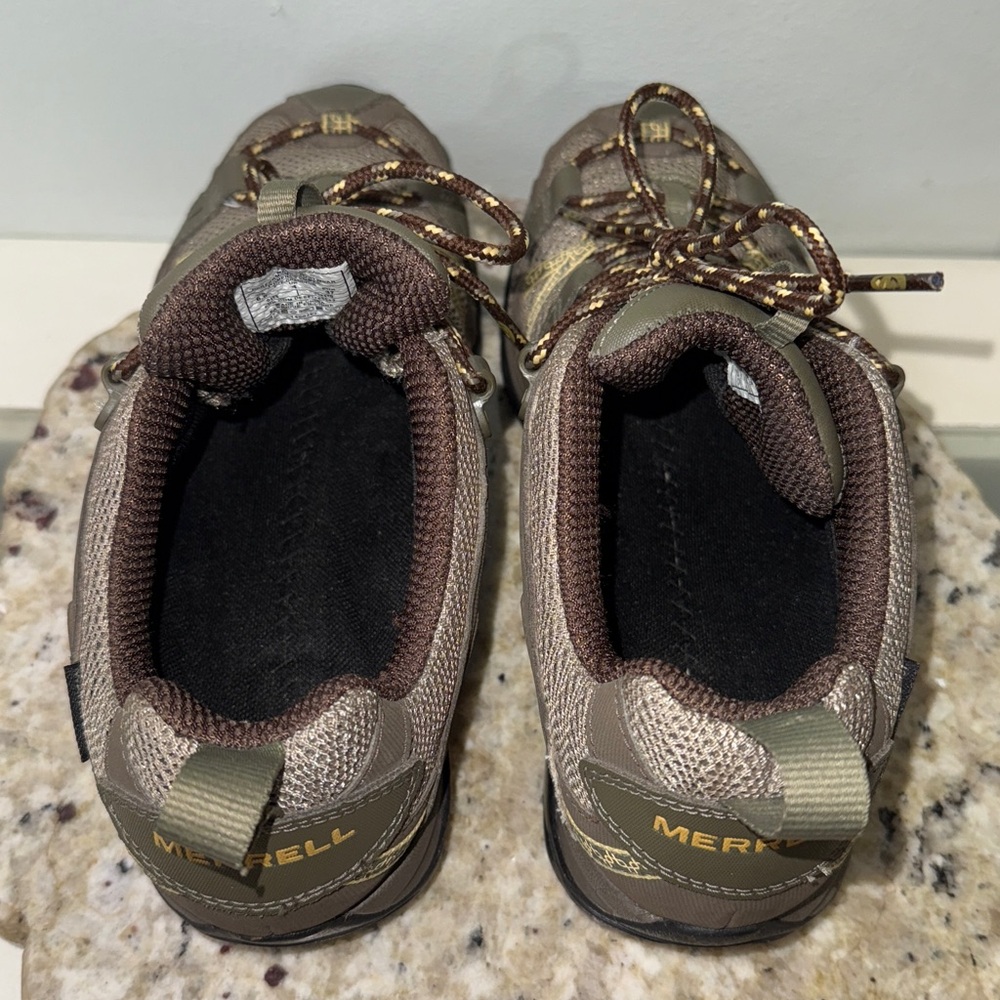 Merrell Siren Sport 2 Low Cut Brindle Olive Waterproof Hiking Shoes Sneakers 6.5 - Picture 15 of 16